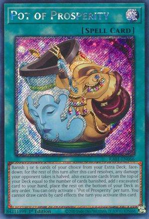 Pot of Prosperity [RA01-EN066] Platinum Secret Rare - Trinity Hobby