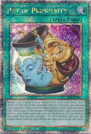 Pot of Prosperity [RA01-EN066] Quarter Century Secret Rare - Trinity Hobby