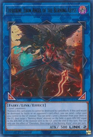Cherubini, Ebon Angel of the Burning Abyss [RA01-EN042] Ultra Rare - Trinity Hobby