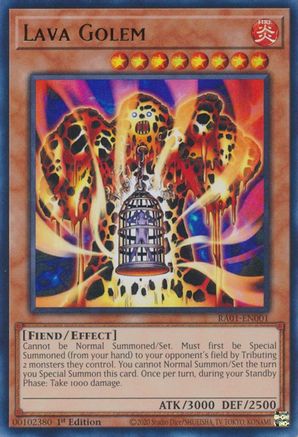 Lava Golem [RA01-EN001] Ultra Rare - Trinity Hobby