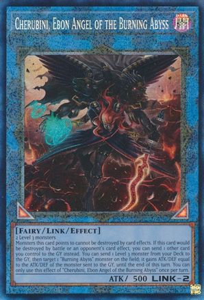 Cherubini, Ebon Angel of the Burning Abyss [RA01-EN042] Prismatic Collector's Rare - Trinity Hobby