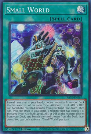 Small World [RA01-EN067] Super Rare - Trinity Hobby