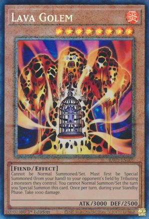 Lava Golem [RA01-EN001] Prismatic Collector's Rare - Trinity Hobby