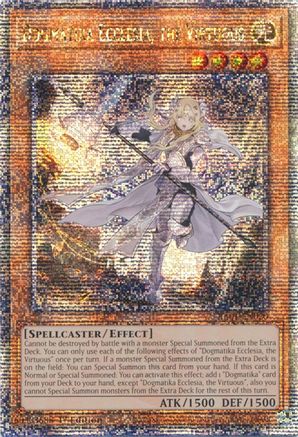 Dogmatika Ecclesia, the Virtuous [RA01-EN020] Quarter Century Secret Rare - Trinity Hobby