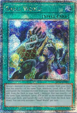 Small World [RA01-EN067] Quarter Century Secret Rare - Trinity Hobby