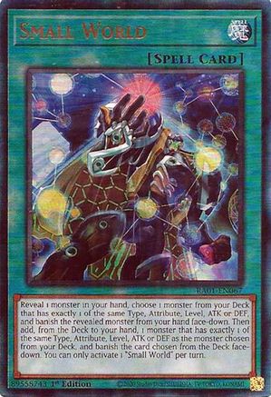 Small World [RA01-EN067] Prismatic Ultimate Rare - Trinity Hobby