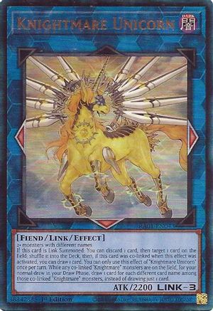 Knightmare Unicorn [RA01-EN043] Prismatic Ultimate Rare - Trinity Hobby