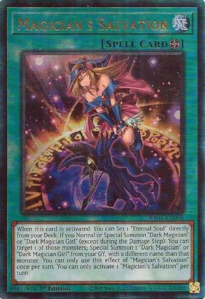 Magician's Salvation [RA01-EN068] Prismatic Ultimate Rare - Trinity Hobby