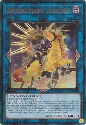 Knightmare Unicorn (Alternate Art) [RA01-EN043] Prismatic Ultimate Rare - Trinity Hobby