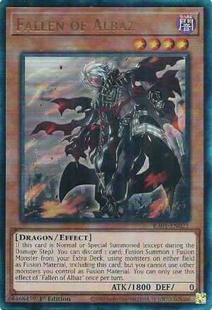 Fallen of Albaz [RA01-EN021] Prismatic Ultimate Rare - Trinity Hobby