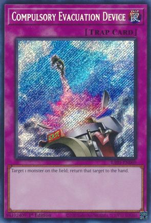 Compulsory Evacuation Device [RA01-EN069] Secret Rare - Trinity Hobby