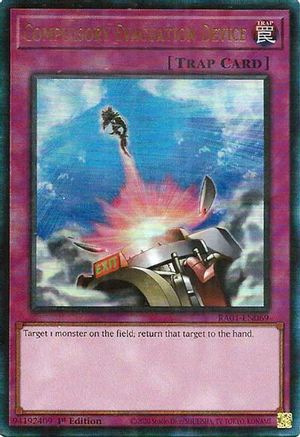 Compulsory Evacuation Device [RA01-EN069] Prismatic Ultimate Rare - Trinity Hobby