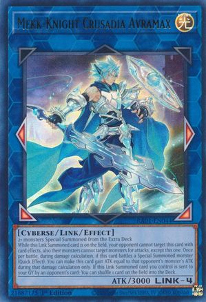Mekk-Knight Crusadia Avramax [RA01-EN044] Ultra Rare - Trinity Hobby