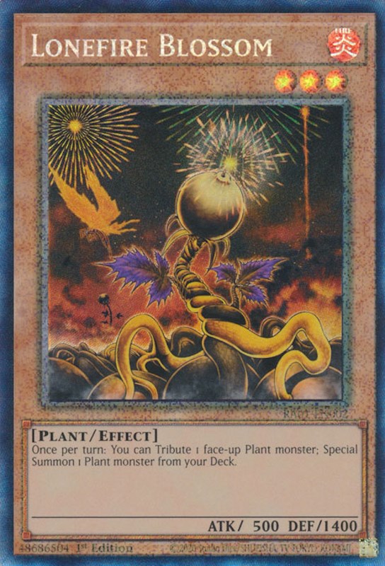 Lonefire Blossom [RA01-EN002] Prismatic Collector's Rare