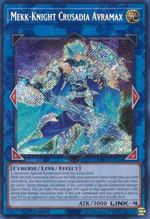 Mekk-Knight Crusadia Avramax [RA01-EN044] Secret Rare - Trinity Hobby