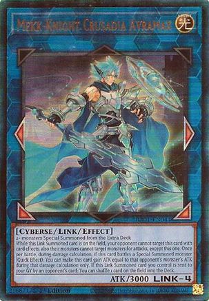 Mekk-Knight Crusadia Avramax [RA01-EN044] Prismatic Ultimate Rare - Trinity Hobby