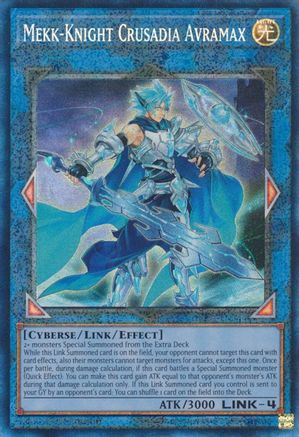 Mekk-Knight Crusadia Avramax [RA01-EN044] Prismatic Collector's Rare - Trinity Hobby