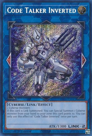 Code Talker Inverted [RA01-EN045] Secret Rare - Trinity Hobby