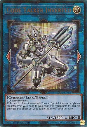 Code Talker Inverted [RA01-EN045] Prismatic Ultimate Rare - Trinity Hobby