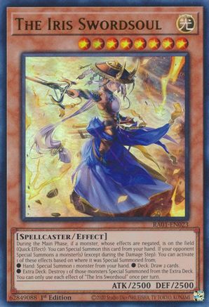 The Iris Swordsoul [RA01-EN023] Ultra Rare - Trinity Hobby