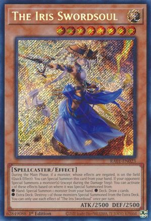 The Iris Swordsoul [RA01-EN023] Secret Rare - Trinity Hobby