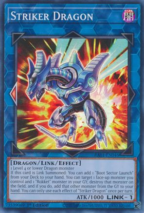 Striker Dragon [RA01-EN046] Super Rare - Trinity Hobby