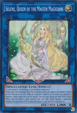 Selene, Queen of the Master Magicians [RA01-EN047] Super Rare - Trinity Hobby