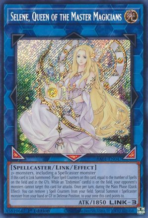 Selene, Queen of the Master Magicians [RA01-EN047] Secret Rare - Trinity Hobby