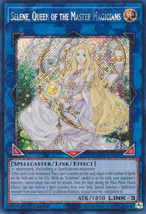 Selene, Queen of the Master Magicians [RA01-EN047] Platinum Secret Rare - Trinity Hobby