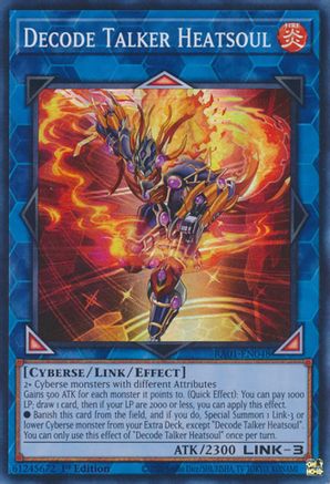 Decode Talker Heatsoul [RA01-EN048] Super Rare - Trinity Hobby