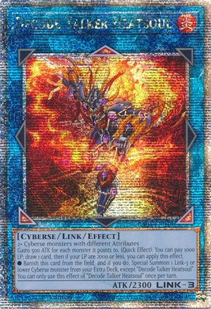 Decode Talker Heatsoul [RA01-EN048] Quarter Century Secret Rare - Trinity Hobby