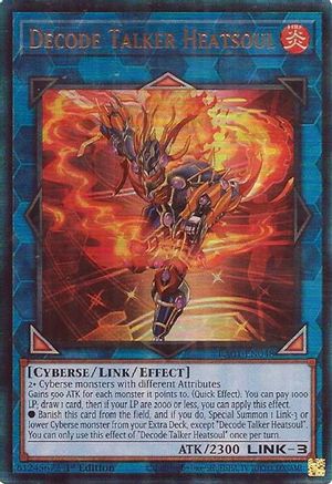 Decode Talker Heatsoul [RA01-EN048] Prismatic Ultimate Rare - Trinity Hobby