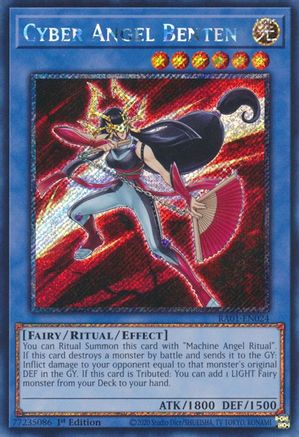 Cyber Angel Benten [RA01-EN024] Platinum Secret Rare - Trinity Hobby