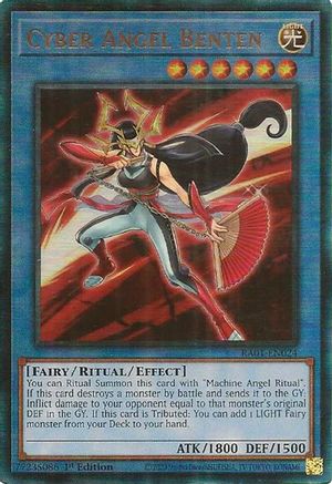 Cyber Angel Benten [RA01-EN024] Prismatic Ultimate Rare - Trinity Hobby