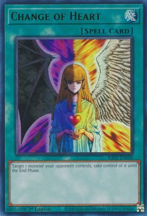 Change of Heart [RA01-EN050] Ultra Rare - Trinity Hobby