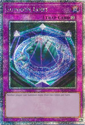 Summon Limit [RA01-EN070] Quarter Century Secret Rare - Trinity Hobby