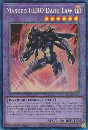 Masked HERO Dark Law [RA01-EN025] Prismatic Collector's Rare - Trinity Hobby