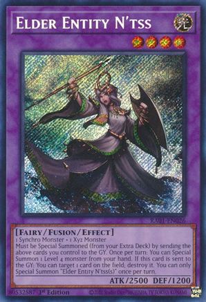 Elder Entity N'tss [RA01-EN026] Secret Rare - Trinity Hobby