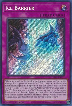 Ice Barrier [RA01-EN071] Secret Rare - Trinity Hobby
