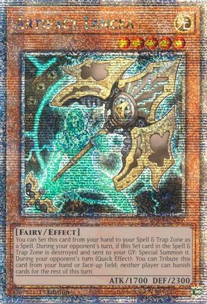 Artifact Lancea [RA01-EN006] Quarter Century Secret Rare - Trinity Hobby
