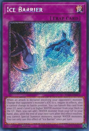 Ice Barrier [RA01-EN071] Platinum Secret Rare - Trinity Hobby
