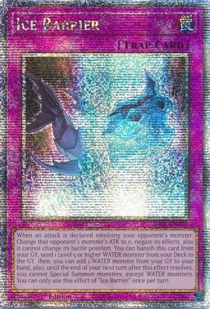 Ice Barrier [RA01-EN071] Quarter Century Secret Rare - Trinity Hobby