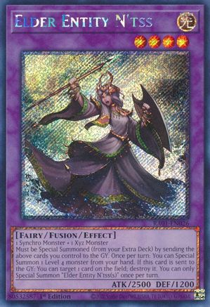 Elder Entity N'tss [RA01-EN026] Platinum Secret Rare - Trinity Hobby