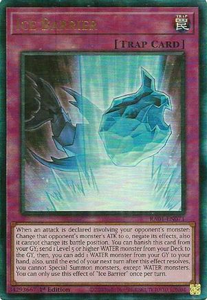 Ice Barrier [RA01-EN071] Prismatic Ultimate Rare - Trinity Hobby