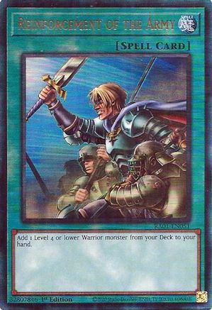 Reinforcement of the Army [RA01-EN051] Prismatic Ultimate Rare - Trinity Hobby