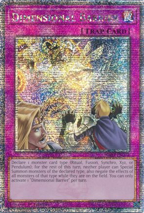 Dimensional Barrier [RA01-EN072] Quarter Century Secret Rare - Trinity Hobby