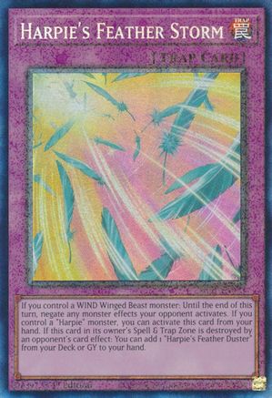 Harpie's Feather Storm [RA01-EN073] Prismatic Collector's Rare - Trinity Hobby