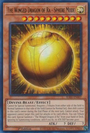 The Winged Dragon of Ra - Sphere Mode [RA01-EN007] Ultra Rare - Trinity Hobby