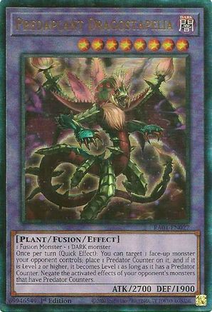Predaplant Dragostapelia [RA01-EN027] Prismatic Ultimate Rare - Trinity Hobby