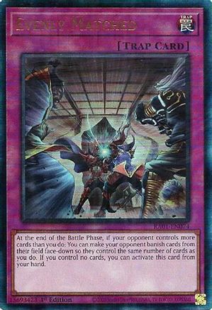 Evenly Matched [RA01-EN074] Prismatic Ultimate Rare - Trinity Hobby